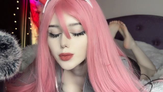 #38 ASMR Zero Two Cosplay, Kisses, Mouth Sounds[ Lei ASMR ]