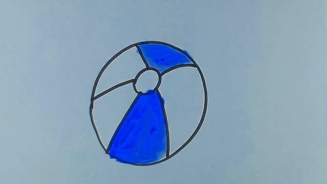 Bolalar uchun koptok rasm chizish Pисуем мяч для детей. How to draw a ball for children