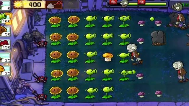 Plants.vs.Zombies.igrok Много стрелков