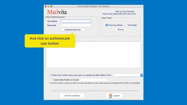 EML to Gmail Importer for Mac