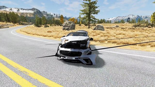 Chika Fnaf Car Ride Cars vs Spikes -BeamnNG #3