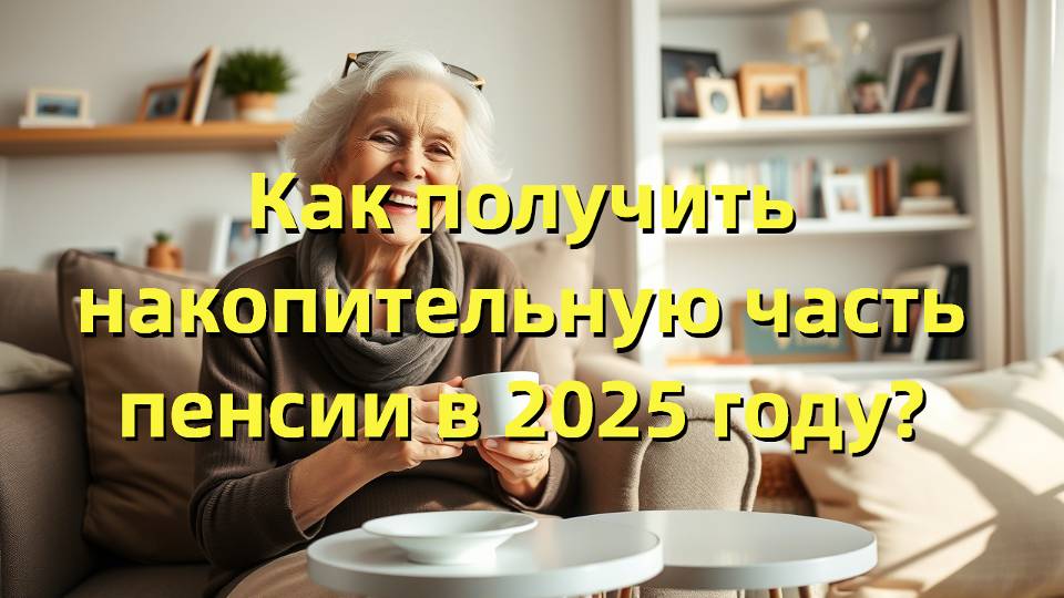 "Как получить накопительную часть пенсии в 2025 году: новые правила для мужчин и женщин"