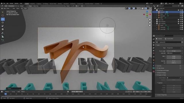 HOW TO CONVERT 2D LOGO TO 3D USING BLENDER