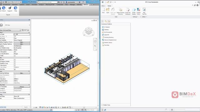 How to export Revit Model to Creo using BIMDeX plugin?