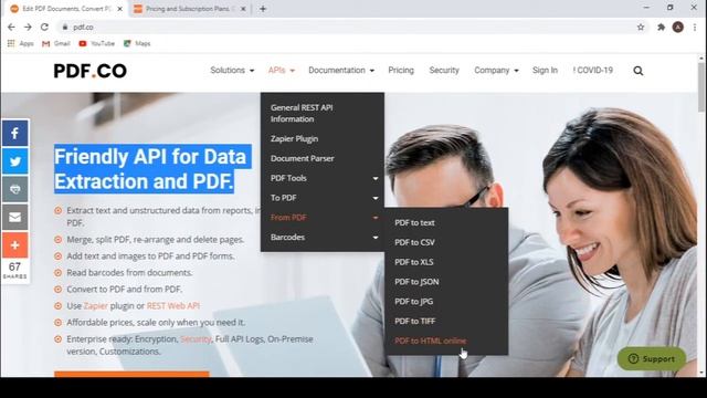 PDF.co Website Review 2020 | Convert PDF Files into Various Formats