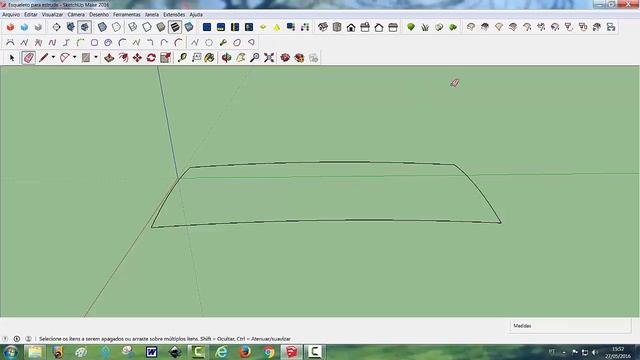 SKETCHUP SKT147 ESTRUDE TOOLS EDGES BY RAILS