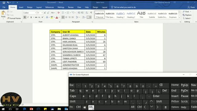 How to Convert Table to Text in MS Word 2016-2019