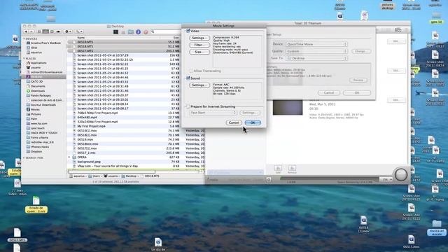 Como convertir videos .MTS  a .MOV de quicktime parte 1 de 2