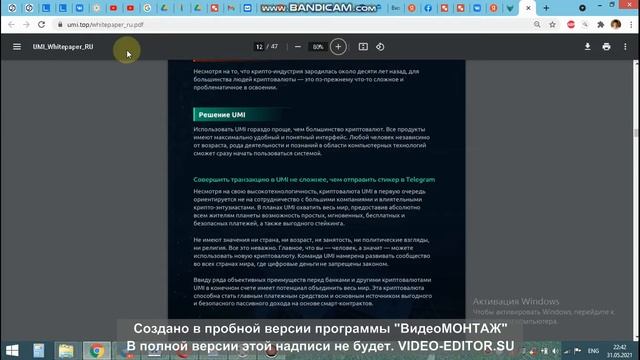 Преимущества монеты ЮМИ