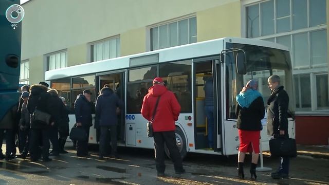 Первая партия автобусов минского автозавода выехала в Новосибирск