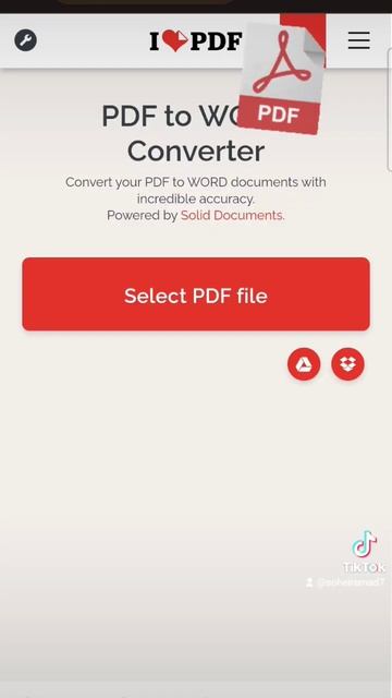 convert from PDF to Word