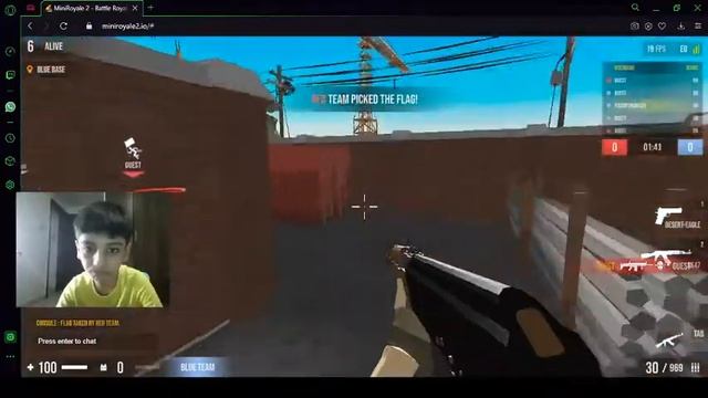mini royale 2,first time playing miniraoyle 2 best fps game!!!