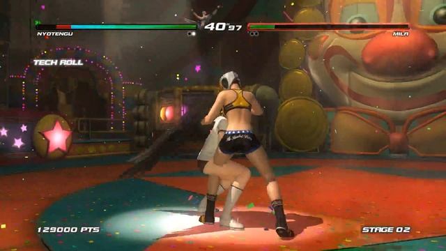 Крылатое создание (Два Normal'а за Nyotengu) DoA5 LR