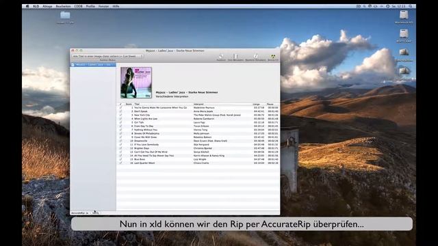 CD-Rip von iTunes an xld übergeben