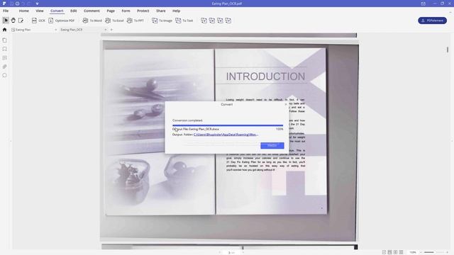 How to convert scanned pdf to editable document with PDFelement