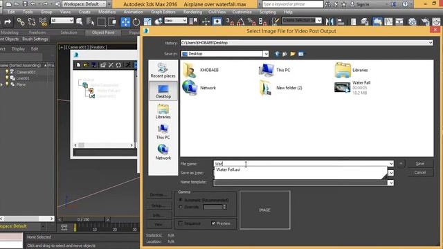 3ds Max Adding Background and filters using Video Post