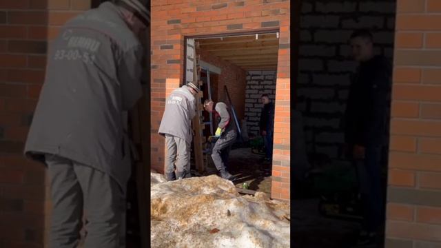 Монтаж окон WHS в поселке Нолька