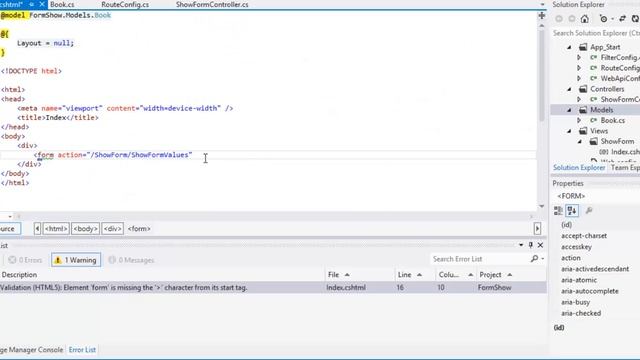 Asp.Net MVC 4 Form Data Processing