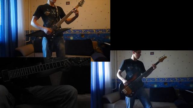 Кино - Кукушка (guitar + bass cover) (POD HD 500)