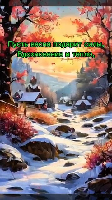 С первым днём Весны!