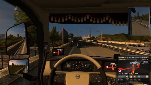 (Euro Truck Simulator 2) Груз "Медицинское оборудование" доставлен из Aberdeen в Swansea.