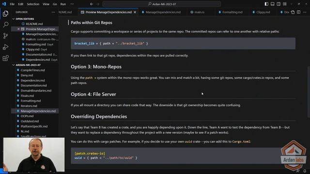 1.4 - Managing Your Own Dependencies