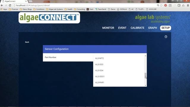 Vid 2 AlgaeConnect Adding Sensors