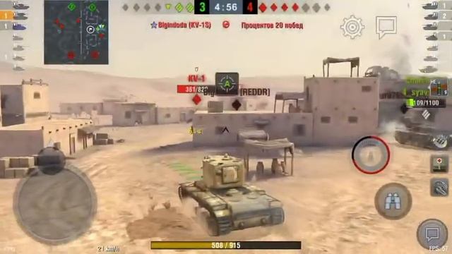 Нуб играет на КВ-2 | World of Tanks blitz