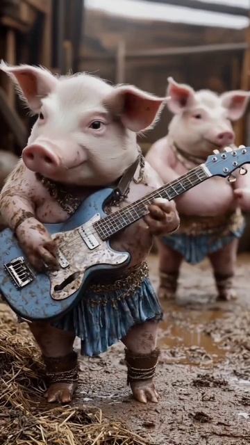 Жизнь свиньи глазами нейросети