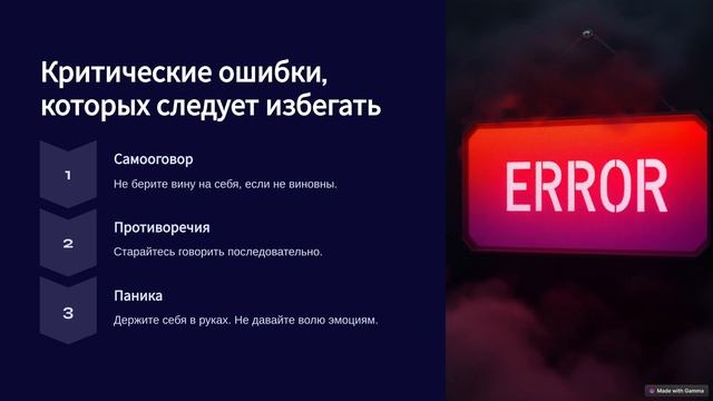 Как вести себя на допросе