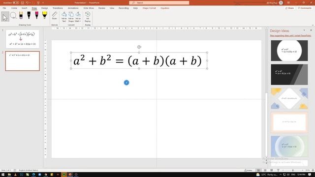 How to DRAW on PowerPoint and Convert it into Text or Shapes| Tutorial