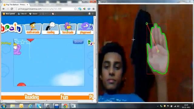 Real Time Hand Tracking Virtual Mouse Project