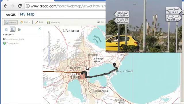 Mapping GPX International Data from GPS Receivers in ArcGIS Online