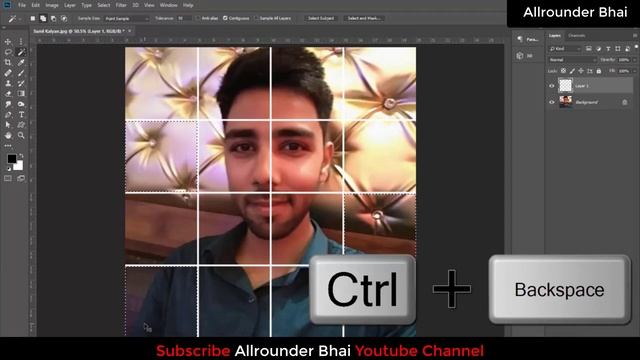 How to Create Grid Effect in Photoshop Hindi Tutorial