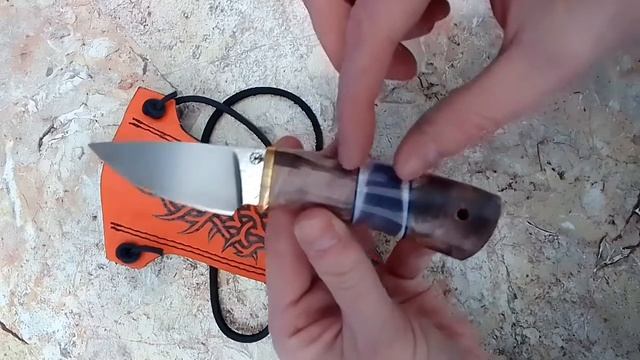 НОЖЕЯР. Нож "Зубчик" х12мф чёрный огонь
