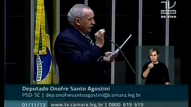 Dep. Onofre Santo Agostini fala sobre a carência de políticas para deficientes visuais