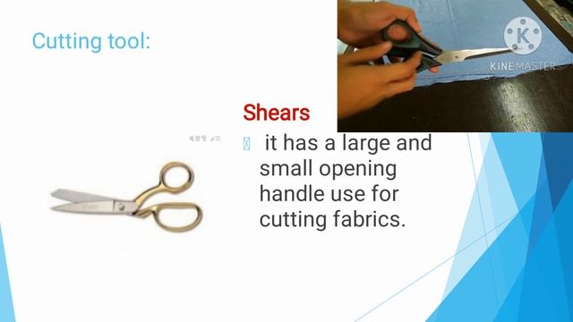 Tools and Equipment in Sewing