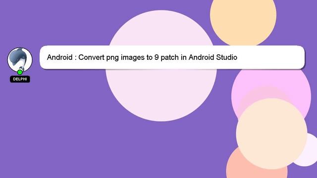 Android : Convert png images to 9 patch in Android Studio