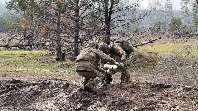 Боевая работа расчета ПТРК Фагот ГрВ Запад