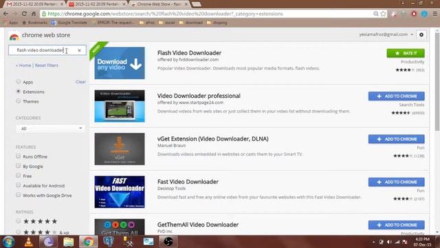 how to download .WMV file  from emails