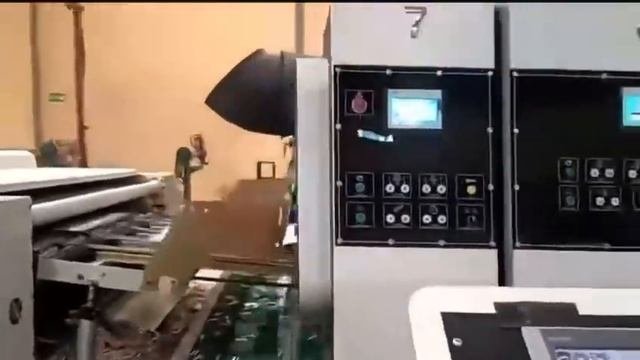 Линия производства гофротары  штабелировщик