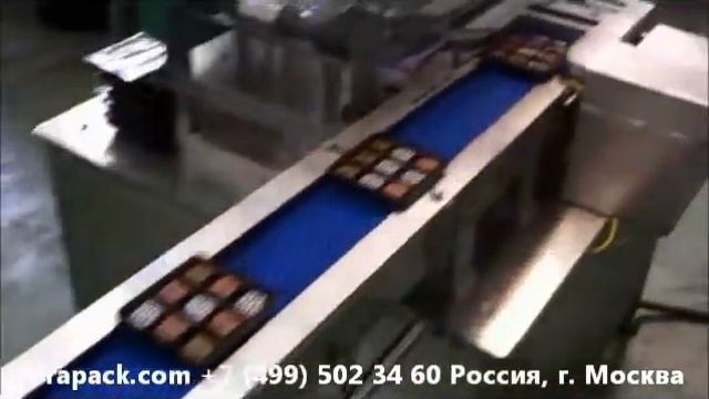 Полуавтомат для запайки лотков PAO + конвейер (упаковка конфет)