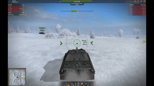 Яг.Пантера против 7 уровней в Wild Tanks Online