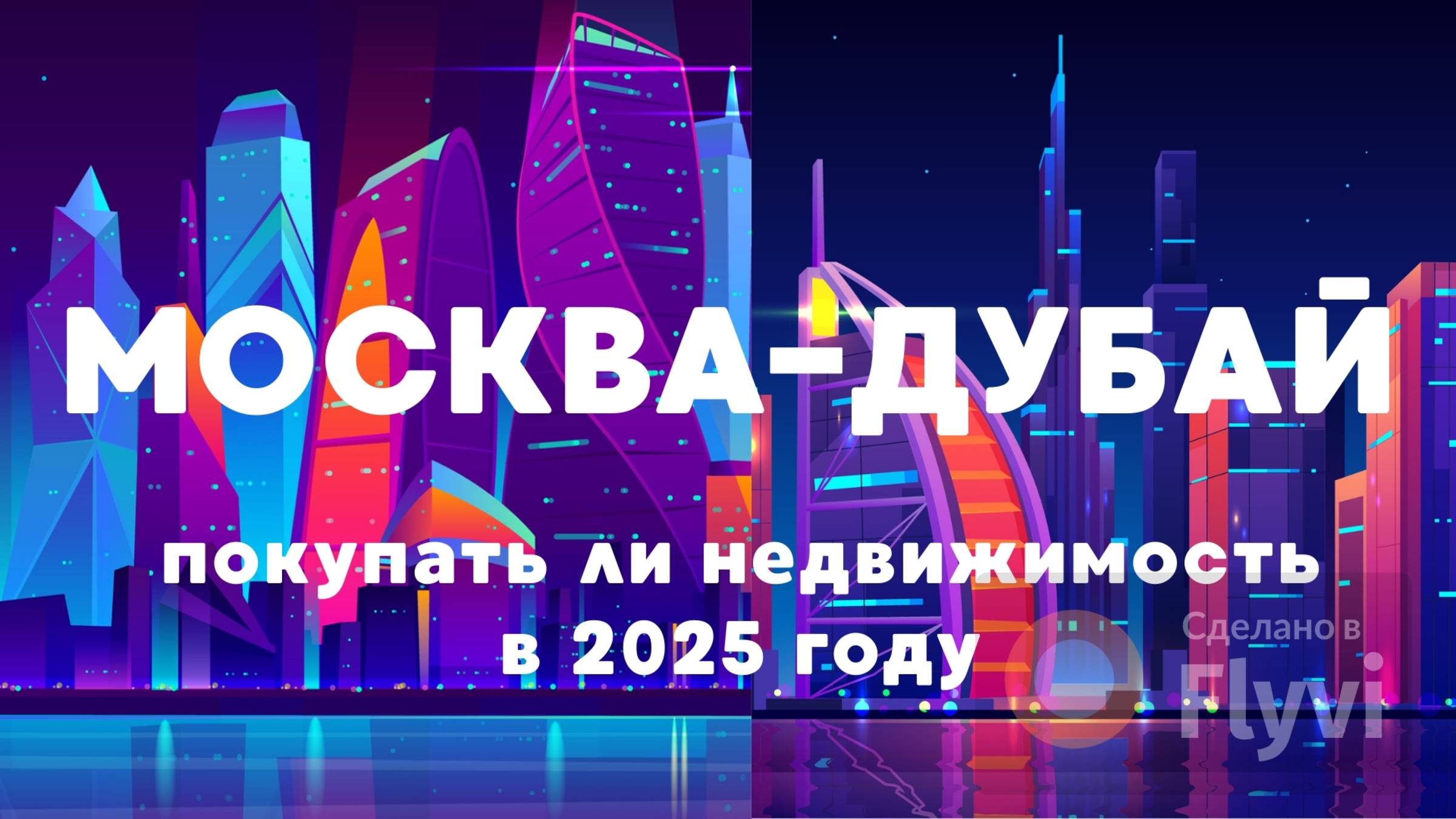 Москва-Дубай. Покупать или нет недвижимость в 2025 году?