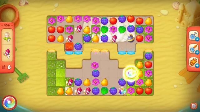 Gardenscapes Level 456 | No Boosters