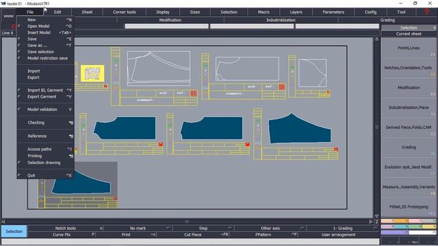 cad pattern dxf convert file sysstem lectra|| Convert dxf MDL file to DXF in Bangla||4g nerob