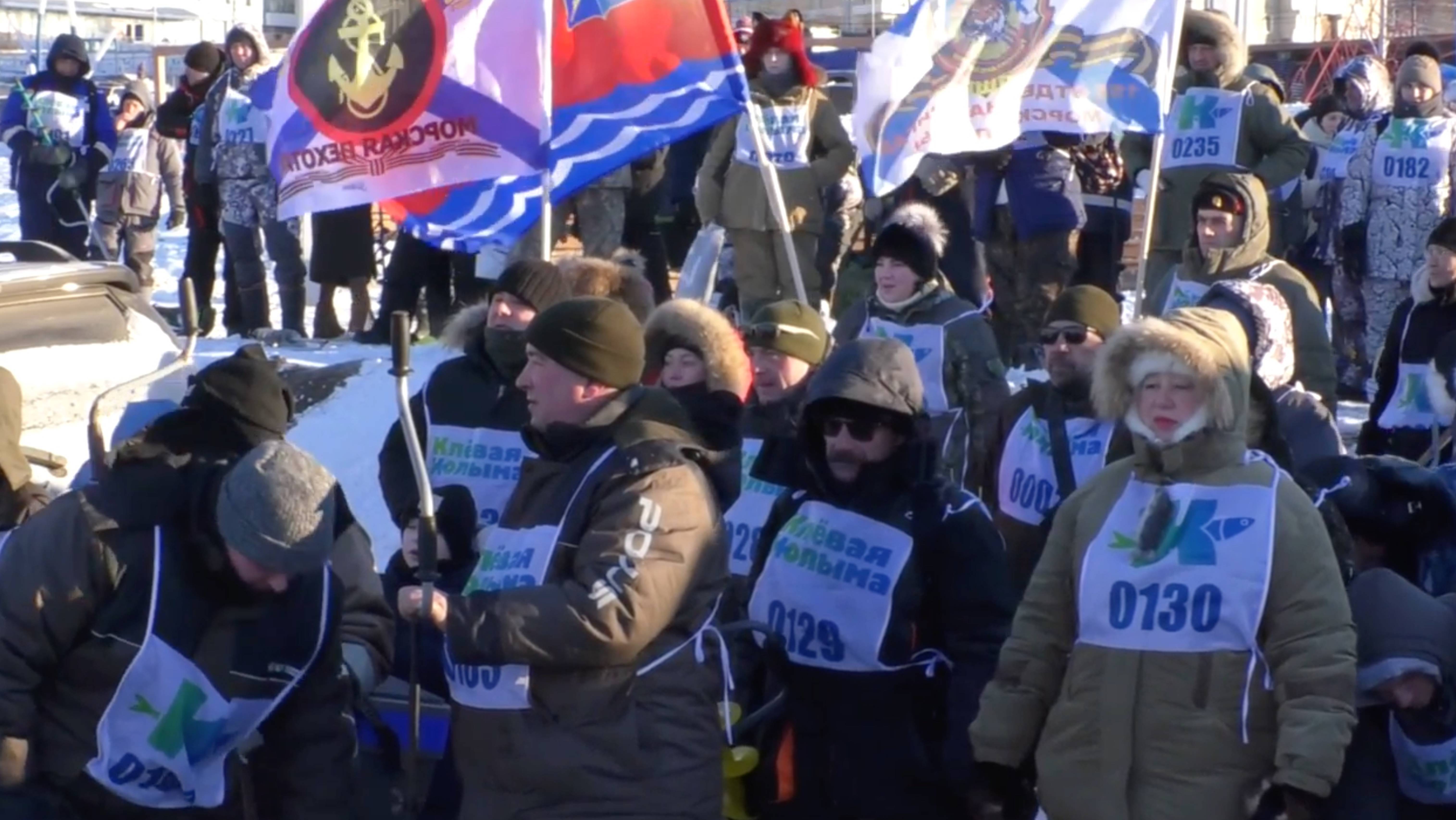 Мороз в бухте Нагаева в Магадане не помешал вовремя прибыть участникам фестиваля «Клевая Колыма»