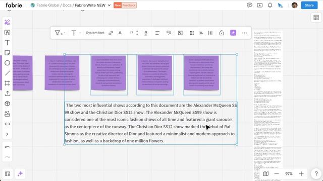 Fabrie Write 2.0: Read PDF, summarize and turn summary into mind map with AI
