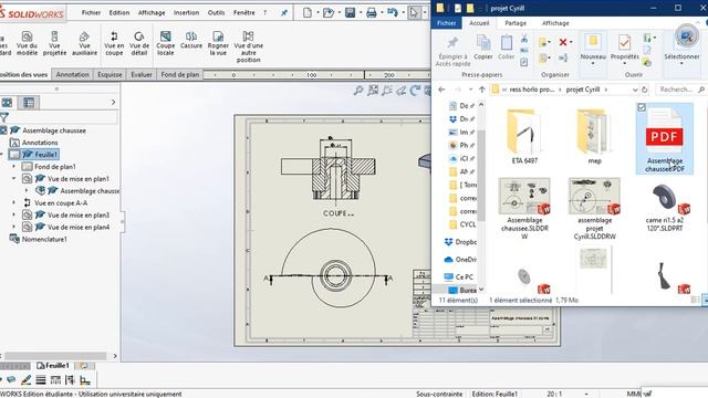 solidworks convertir plan en pdf