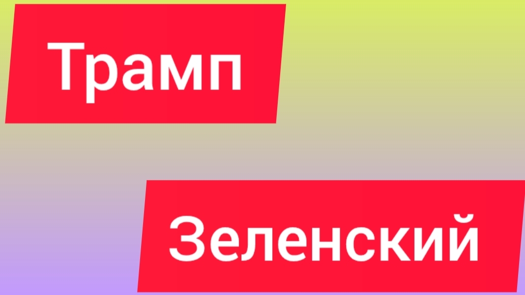РАЗБОРКА ТРАМПА И ЗЕЛЕНСКОГО.